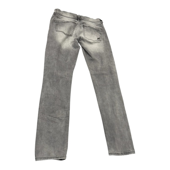 Express Gray Distressed Jegging Jeans - Picture 4 of 6